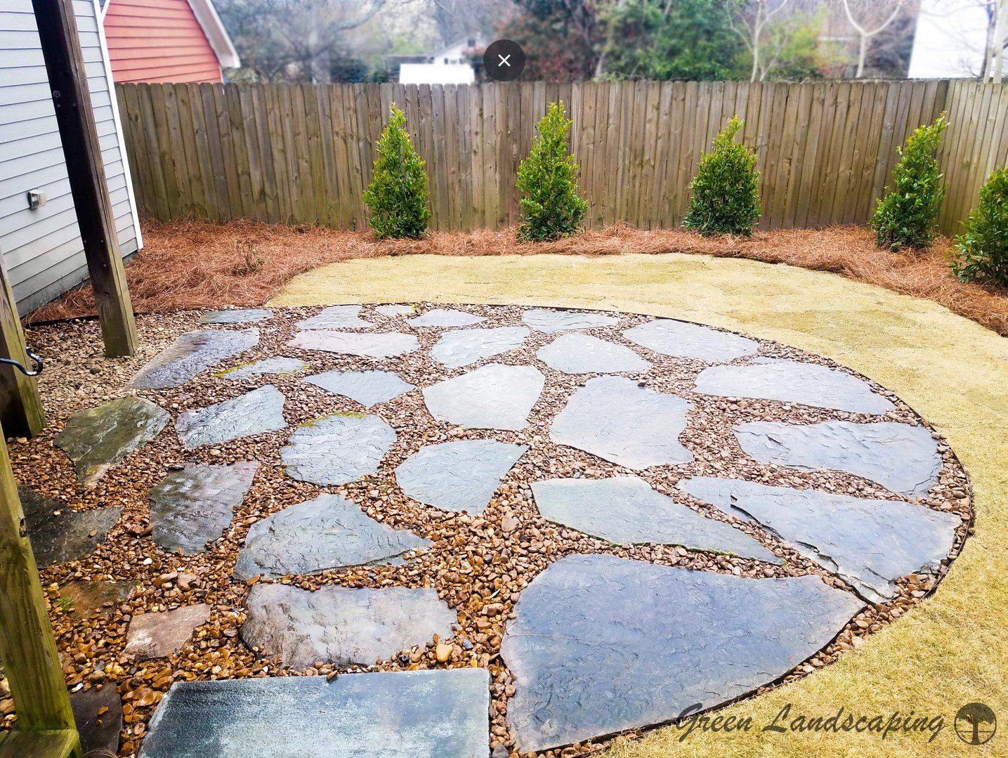 gravel and flagstone patios