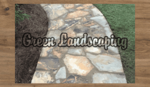 A picture of the green landscaping logo.